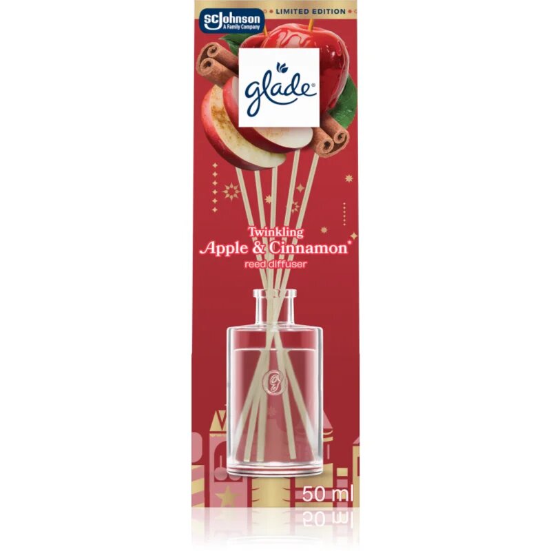 Glade Twinkling Apple & Cinnamon aroma difuzér s náplní 50 ml