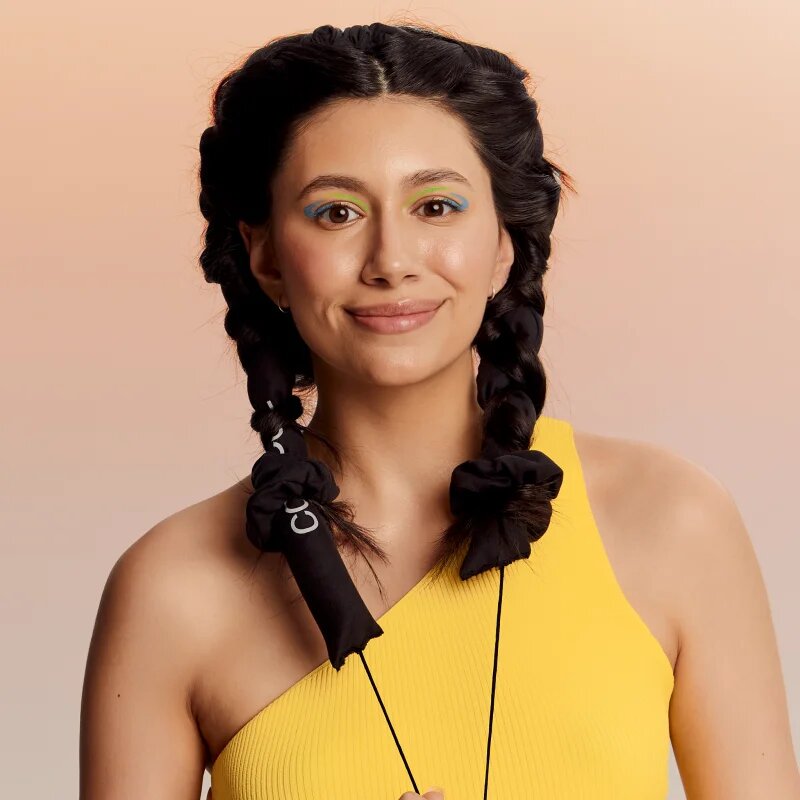 GLOV CoolCurl Heatless Haircurling Tool doplněk pro vytvarování vln odstín Black 1 ks
