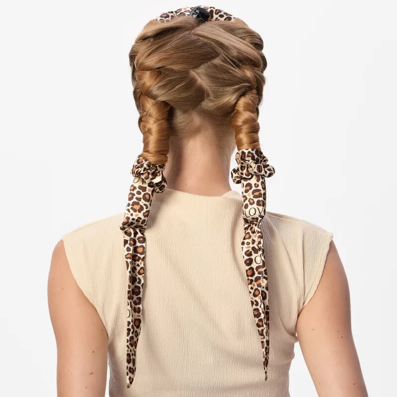 GLOV CoolCurl Satin Cheetah set na natáčení vlasů 1 ks