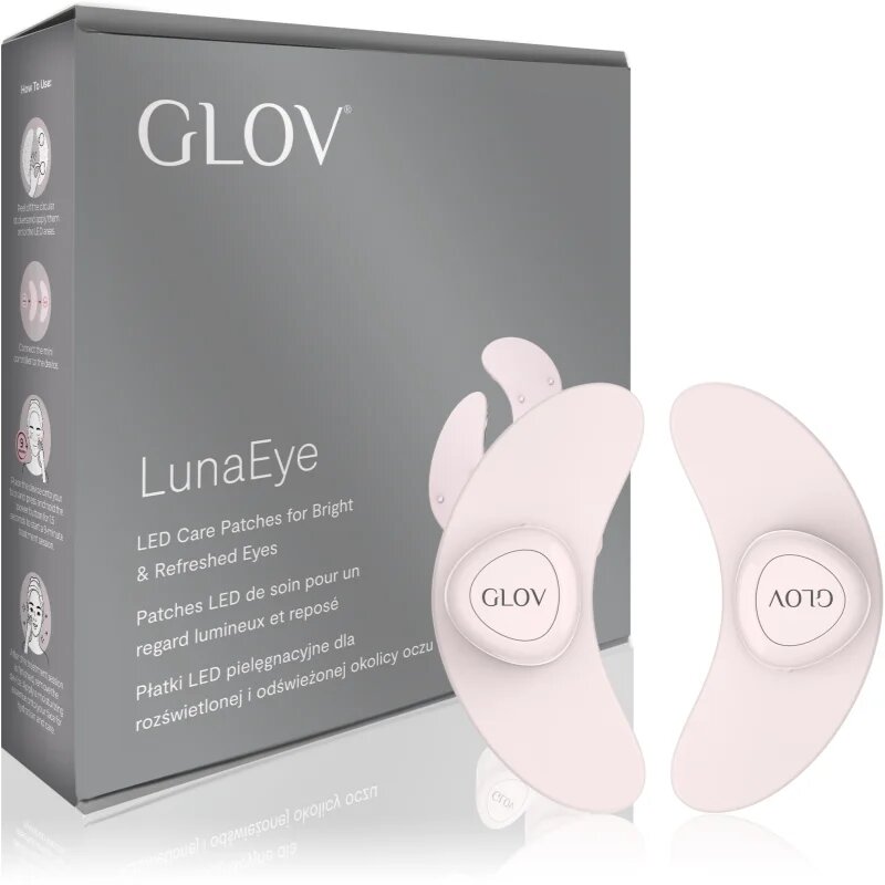 GLOV LunaEye Therapy Patches ošetřující LED maska proti kruhům pod očima 1 ks