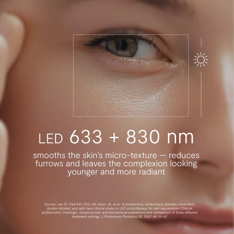 GLOV LunaEye Therapy Patches ošetřující LED maska proti kruhům pod očima 1 ks