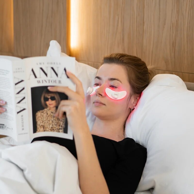 GLOV LunaEye Therapy Patches ošetřující LED maska proti kruhům pod očima 1 ks