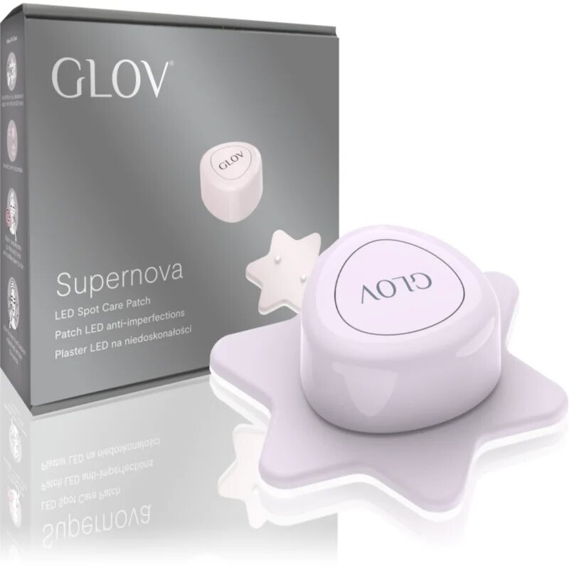 GLOV Supernova Acne Spot Treatment Patch ošetřující LED maska 1 ks