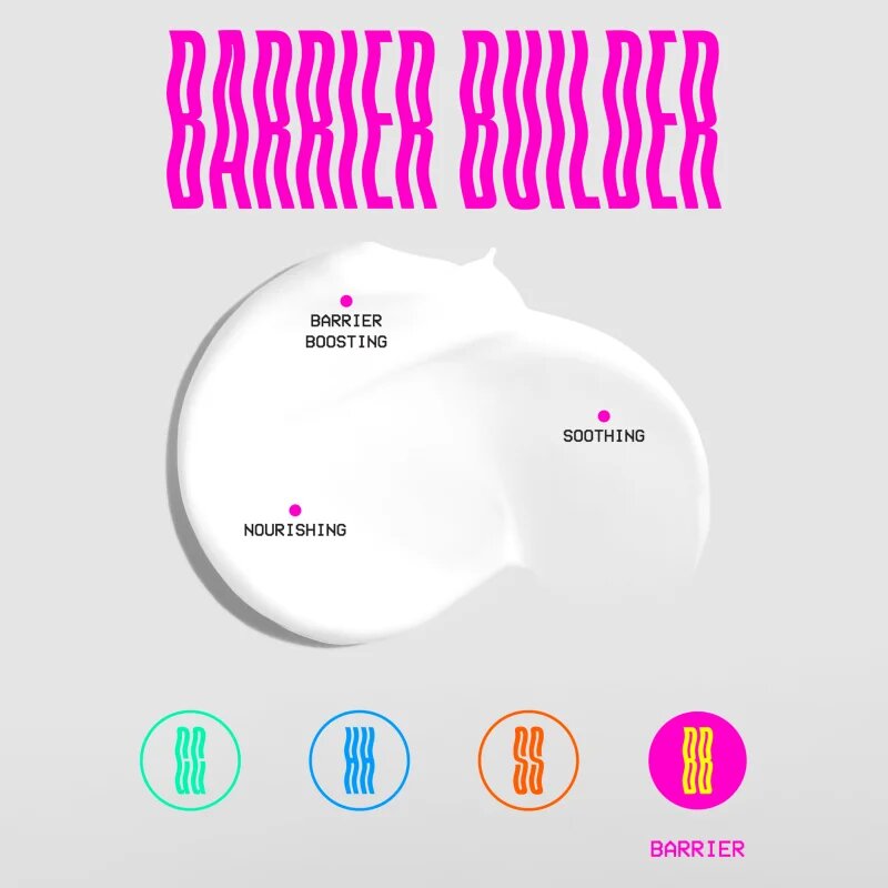 Glow Hub Barrier Builder hydratační pleťová maska pro obnovu kožní bariéry 100 ml