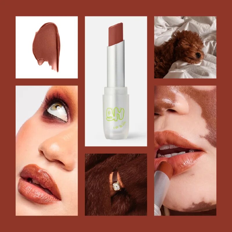 Glow Hub Lip Slick krémová hydratační rtěnka odstín Bear Hug 3 g
