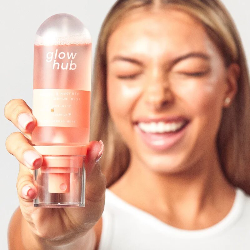 Glow Hub Nourish & Hydrate hydratační a vyživující sérum s broskvovým extraktem 90 ml
