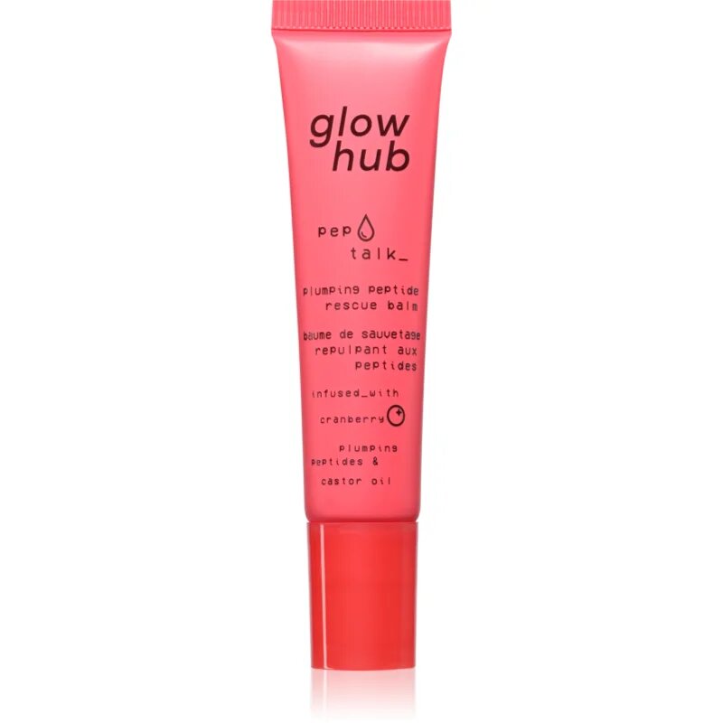 Glow Hub Plumping Peptide regenerační balzám na rty s hydratačním účinkem 15 ml