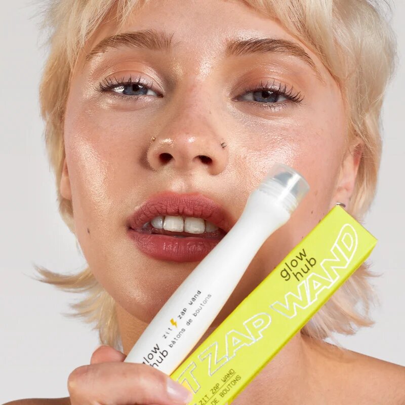 Glow Hub Zit Zap Wand lokální péče proti nedokonalostem aknózní pleti 15 ml