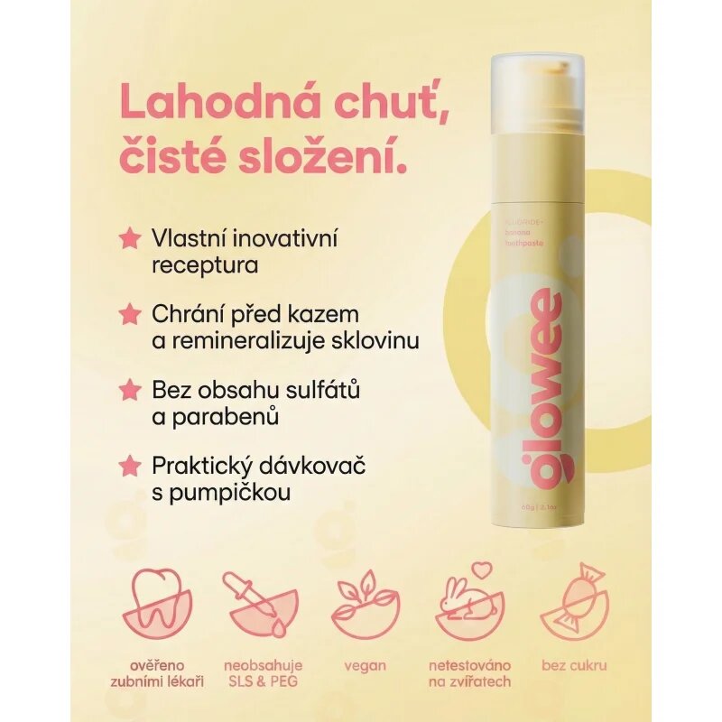 Glowee Banana bělicí zubní pasta 60 g