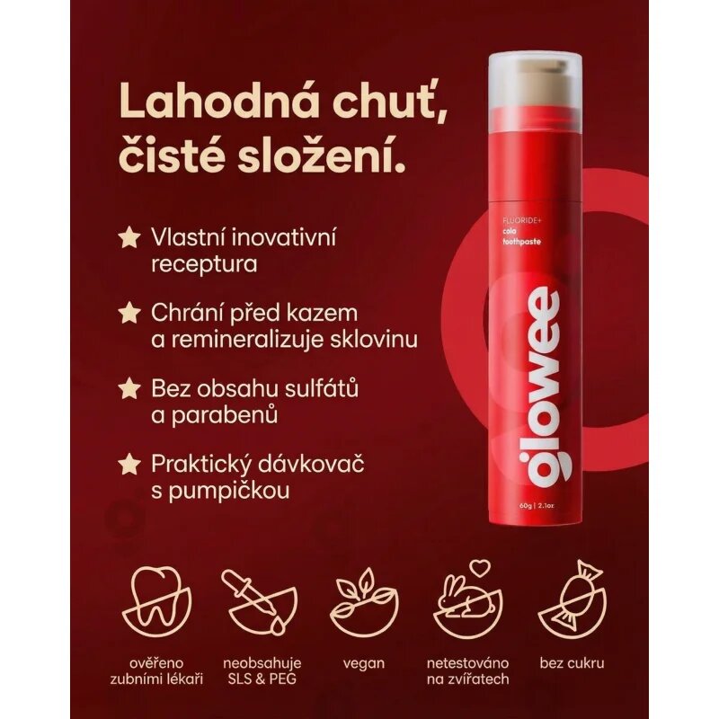 Glowee Cola bělicí zubní pasta Cola 60 g
