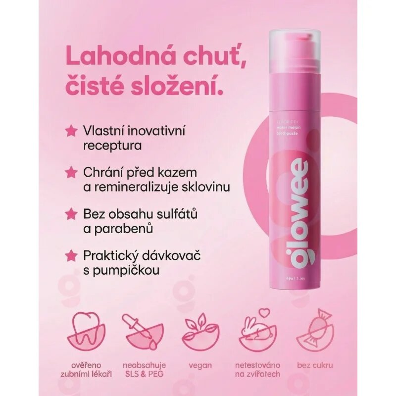 Glowee Water Melon bělicí zubní pasta water melon 60 g