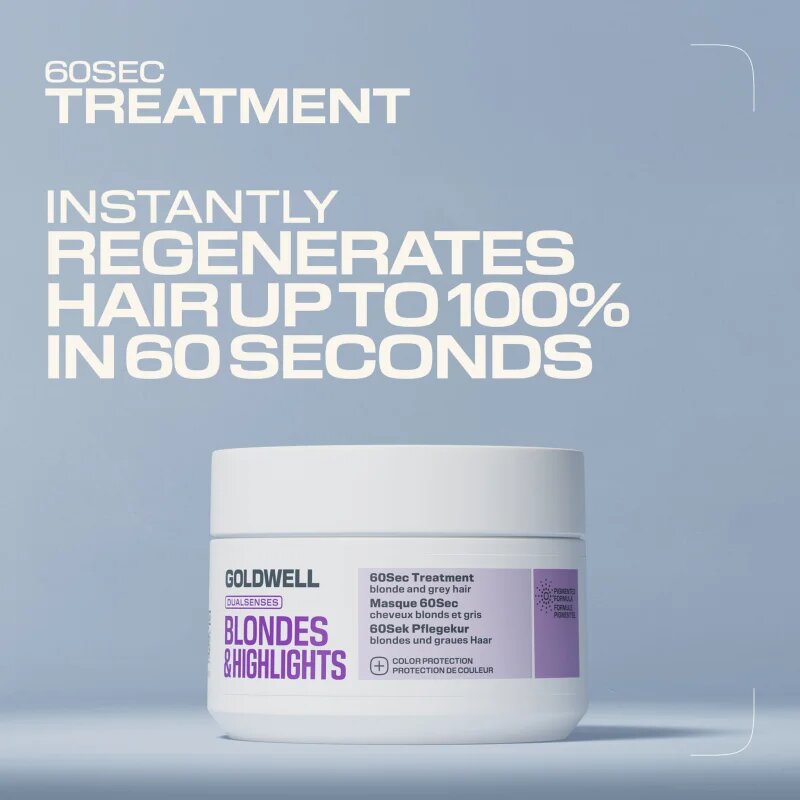 Goldwell Dualsenses Blondes & Highlights 60Sec Treatment intenzivní regenerační péče pro blond a melírované vlasy 200 ml