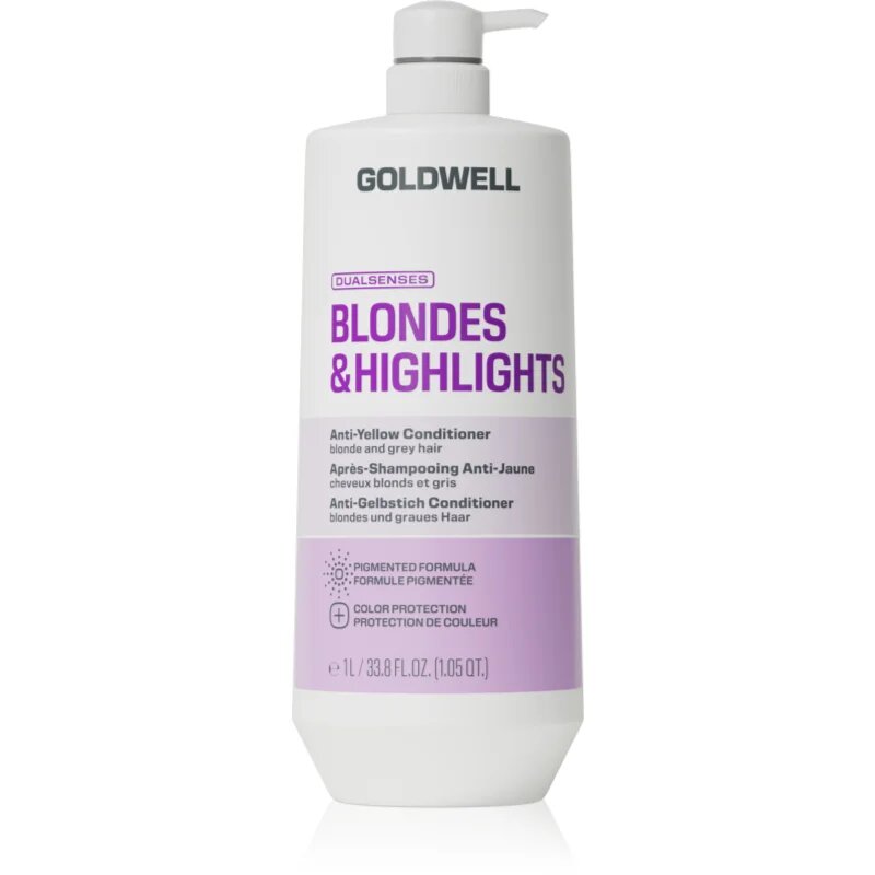 Goldwell Dualsenses Blondes & Highlights Anti-Yellow Conditioner kondicionér neutralizující žluté tóny 1000 ml