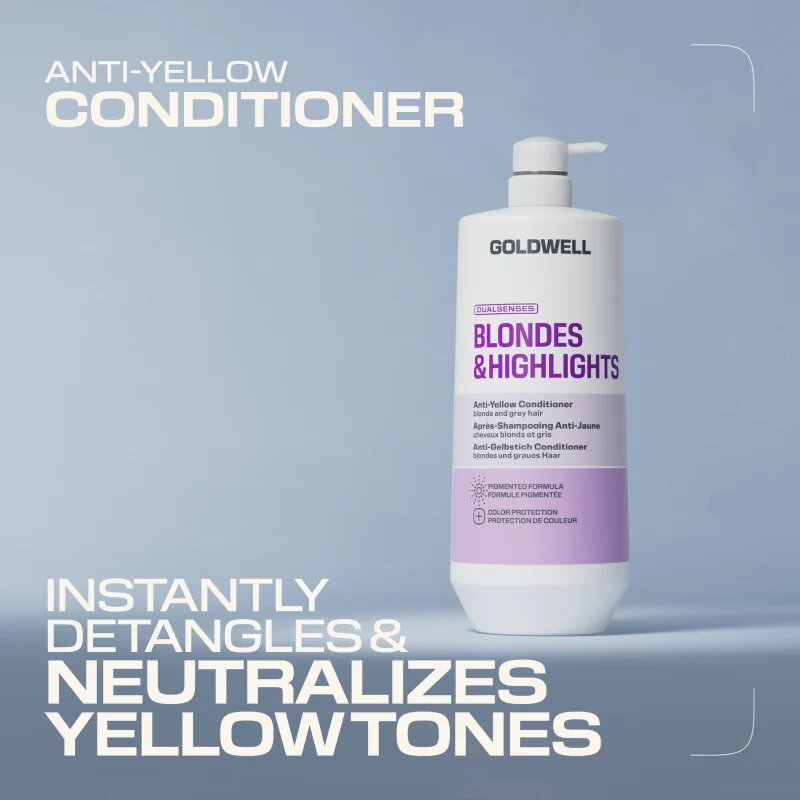 Goldwell Dualsenses Blondes & Highlights Anti-Yellow Conditioner kondicionér neutralizující žluté tóny 1000 ml