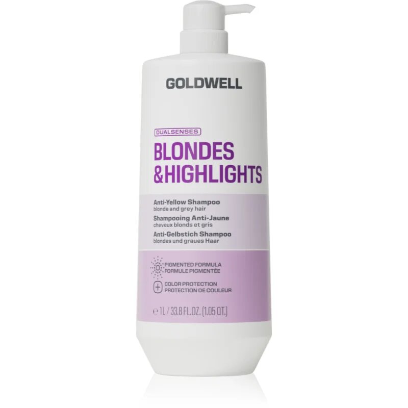 Goldwell Dualsenses Blondes & Highlights Anti-Yellow Shampoo šampon neutralizující žluté tóny 1000 ml