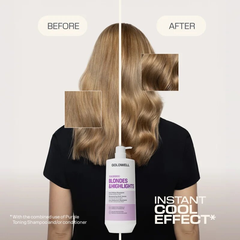Goldwell Dualsenses Blondes & Highlights Anti-Yellow Shampoo šampon neutralizující žluté tóny 1000 ml
