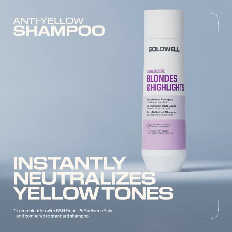 Goldwell Dualsenses Blondes & Highlights Anti-Yellow Shampoo šampon neutralizující žluté tóny 250 ml