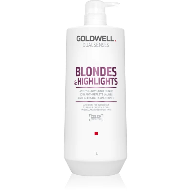 Goldwell Dualsenses Blondes & Highlights kondicionér pro blond vlasy neutralizující žluté tóny 1000 ml