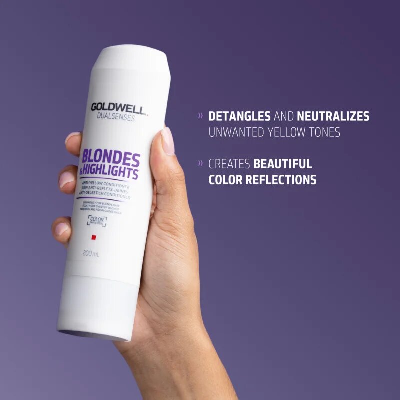 Goldwell Dualsenses Blondes & Highlights kondicionér pro blond vlasy neutralizující žluté tóny 200 ml