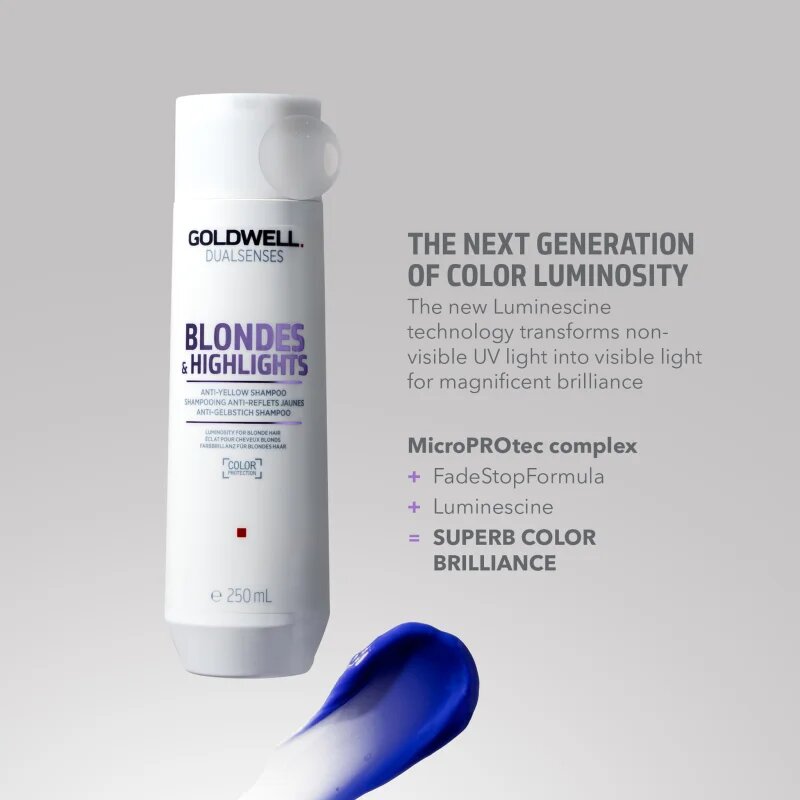 Goldwell Dualsenses Blondes & Highlights šampon pro blond vlasy neutralizující žluté tóny 250 ml