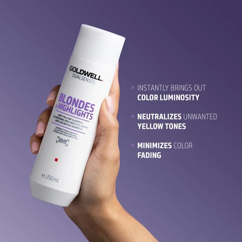 Goldwell Dualsenses Blondes & Highlights šampon pro blond vlasy neutralizující žluté tóny 250 ml