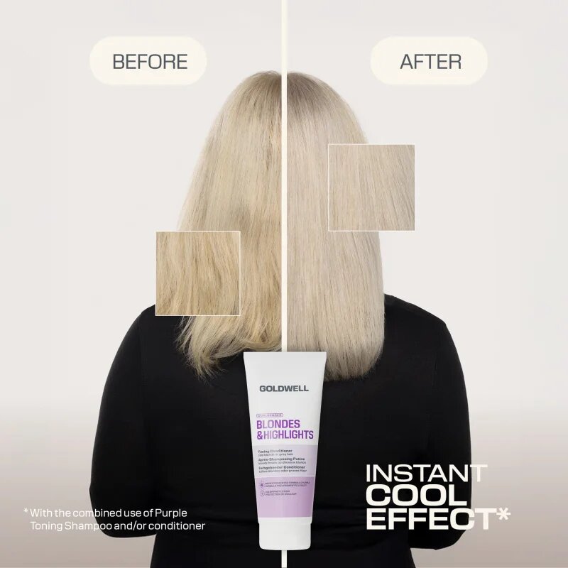 Goldwell Dualsenses Blondes & Highlights Toning Conditioner tónovací kondicionér s fialovým pigmentem 200 ml