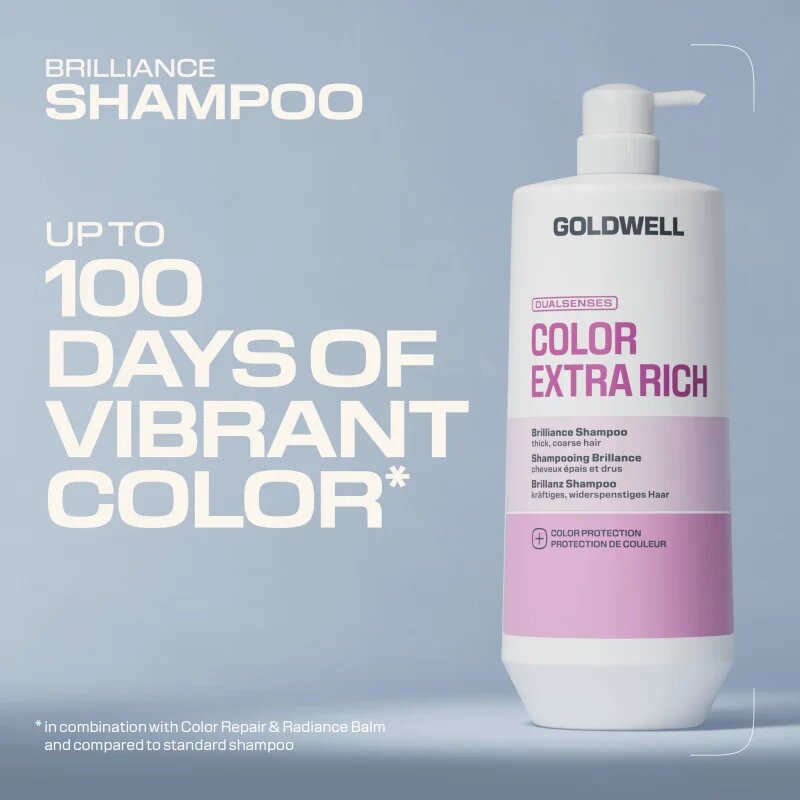 Goldwell Dualsenses Color Extra Rich Brilliance Shampoo šampon pro zářivou barvu vlasů 1000 ml