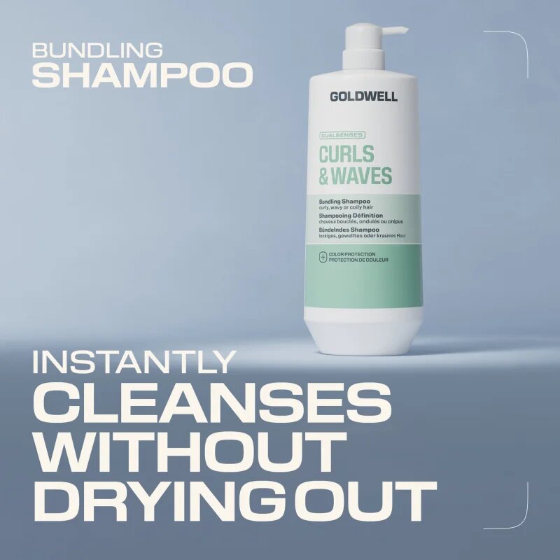 Goldwell Dualsenses Curls & Waves Bundling Shampoo šampon pro vlnité a kudrnaté vlasy 1000 ml