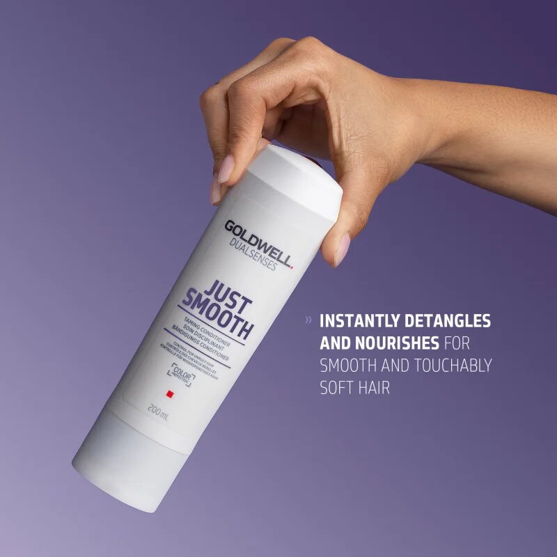 Goldwell Dualsenses Just Smooth uhlazující kondicionér pro nepoddajné vlasy 200 ml