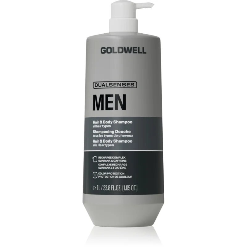 Goldwell Dualsenses Men Hair & Body Shampoo sprchový gel a šampon 2 v 1 1000 ml