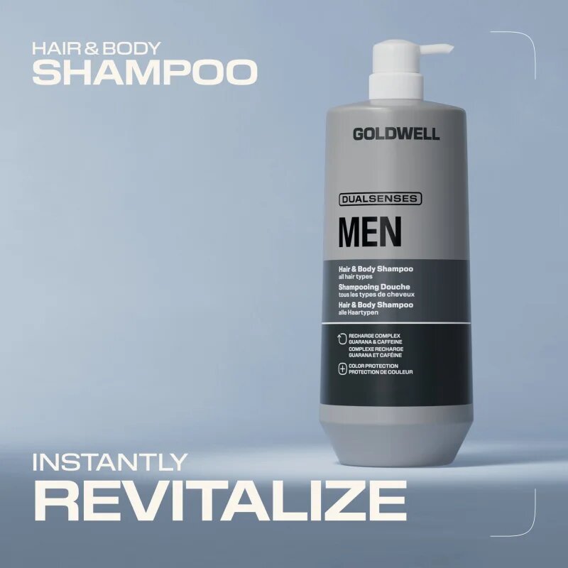 Goldwell Dualsenses Men Hair & Body Shampoo sprchový gel a šampon 2 v 1 1000 ml