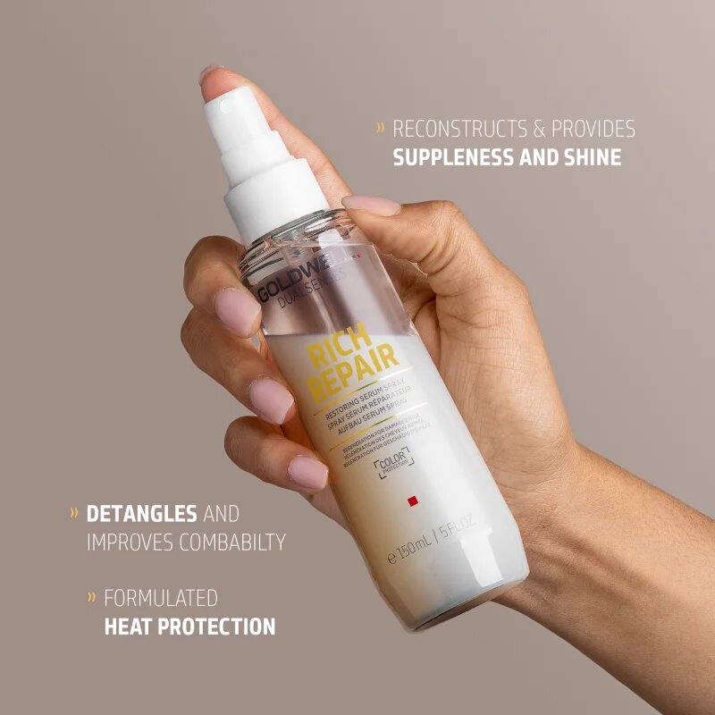 Goldwell Dualsenses Rich Repair bezoplachové sérum ve spreji pro poškozené vlasy 150 ml