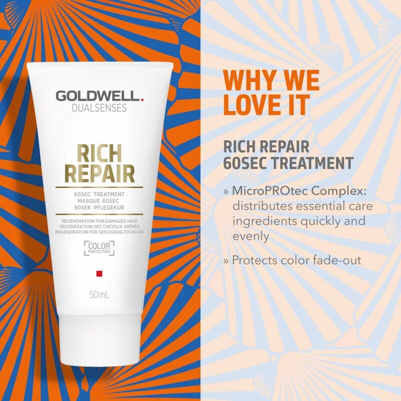 Goldwell Dualsenses Rich Repair cestovní sada pro výživu a hydrataci