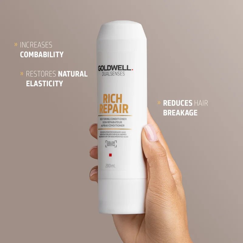 Goldwell Dualsenses Rich Repair obnovující kondicionér pro suché a poškozené vlasy 200 ml