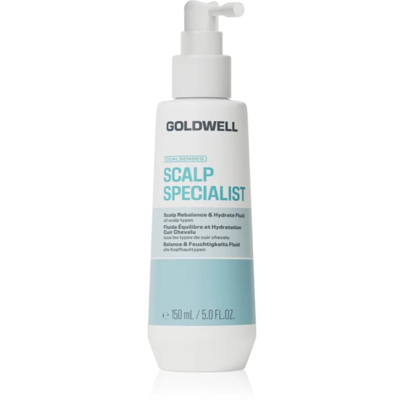 Goldwell Dualsenses Scalp Specialist Rebalance & Hydrate Fluid hydratační fluid pro obnovu pokožky hlavy 150 ml