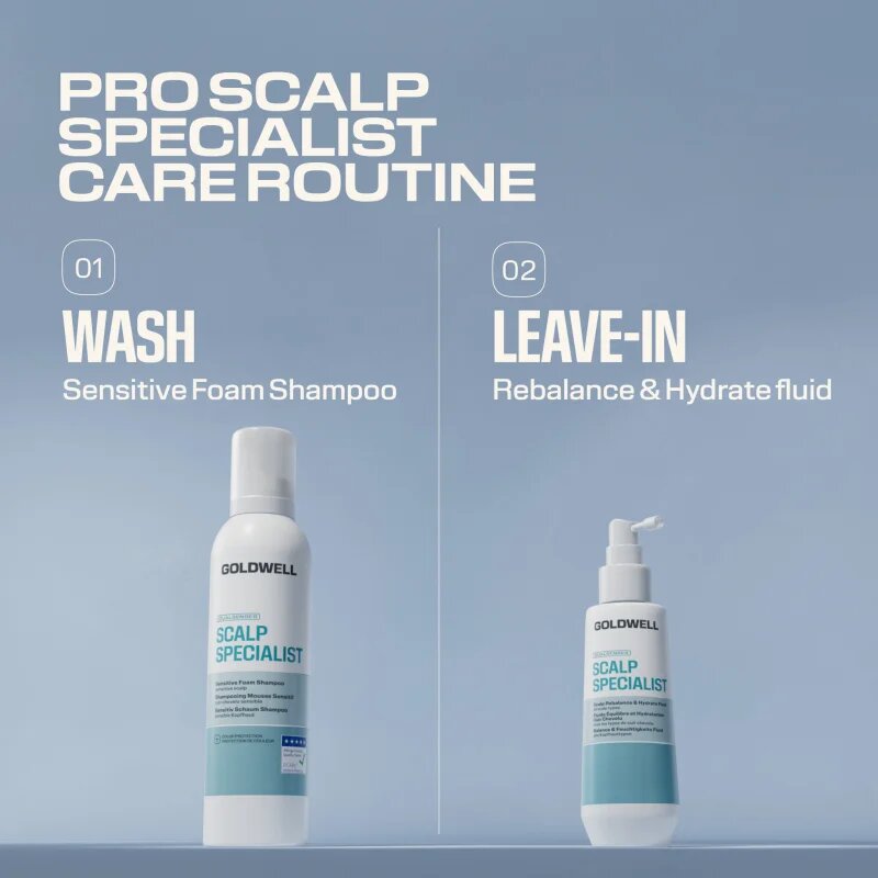 Goldwell Dualsenses Scalp Specialist Rebalance & Hydrate Fluid hydratační fluid pro obnovu pokožky hlavy 150 ml