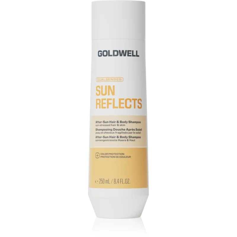 Goldwell Dualsenses Sun Reflects After-Sun a Body Shampoo sprchový gel a šampon 2 v 1 po opalování 250 ml