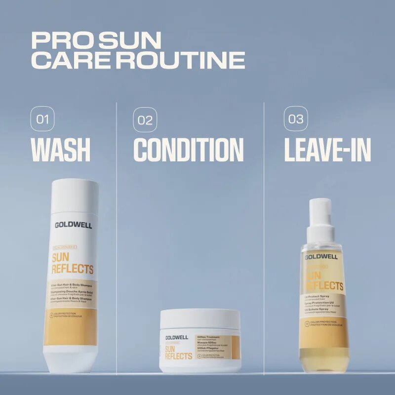 Goldwell Dualsenses Sun Reflects UV-Protect Spray sprej na vlasy pro vlasy namáhané sluncem 150 ml