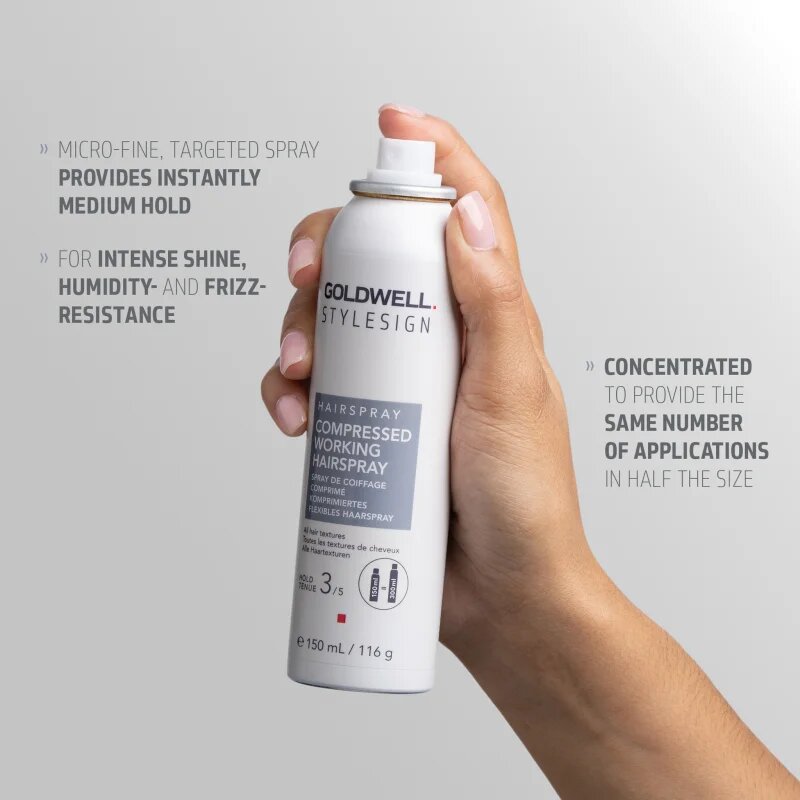 Goldwell StyleSign Compressed Working Hairspray lak na vlasy pro lesk 150 ml