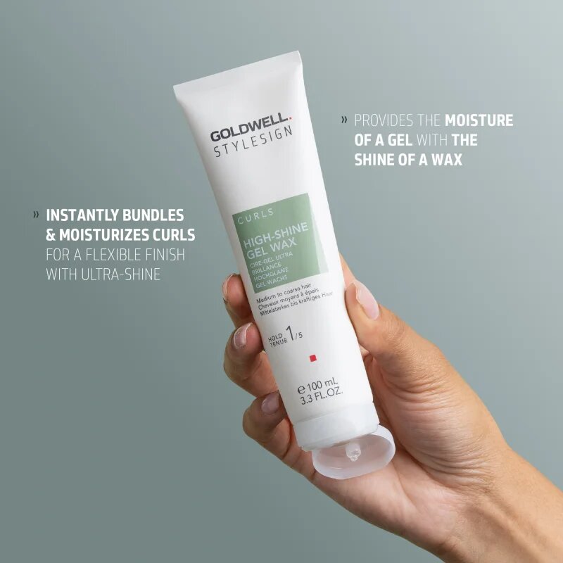 Goldwell StyleSign High-shine Gel Wax gelový vosk pro vlnité a kudrnaté vlasy 100 ml