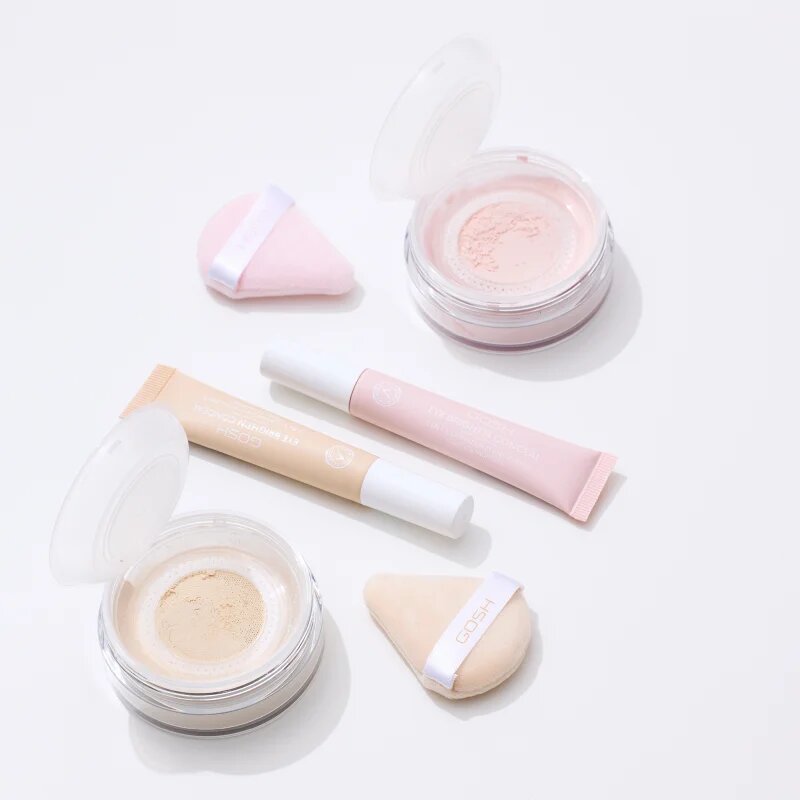 GOSH COPENHAGEN Bake N Set sypký pudr odstín 002 Soft Yellow 15 g