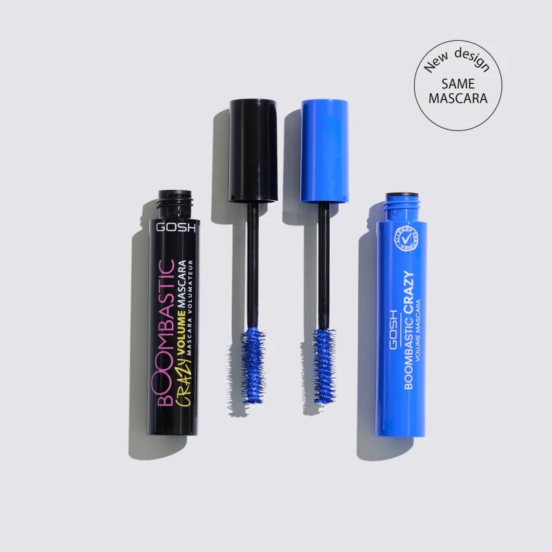 GOSH COPENHAGEN Boombastic řasenka pro objem a natočení řas odstín 002 Crazy Blue 13 ml