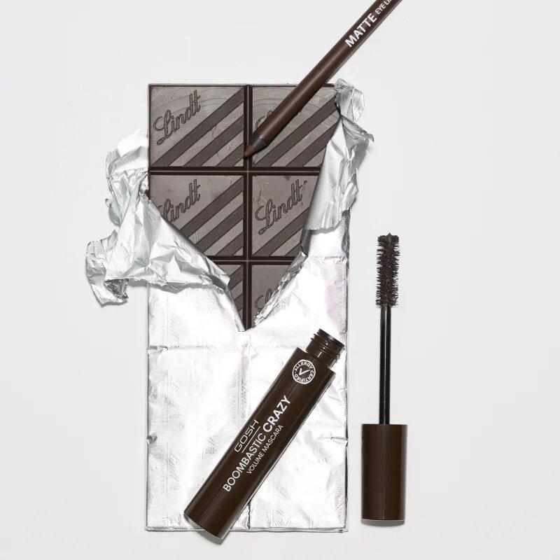 GOSH COPENHAGEN Boombastic řasenka pro objem a natočení řas odstín 005 Chocolate Brown 13 ml