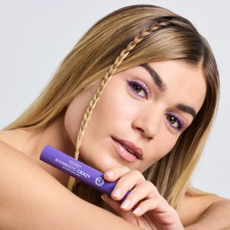 GOSH COPENHAGEN Boombastic řasenka pro objem a natočení řas odstín 006 Dusty Violet 13 ml