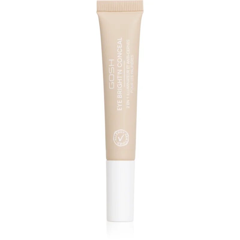GOSH COPENHAGEN Bright'n Conceal rozjasňující korektor proti kruhům pod očima odstín Adjusting Skin 12 ml