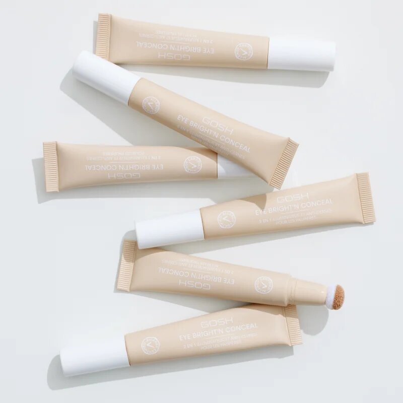 GOSH COPENHAGEN Bright'n Conceal rozjasňující korektor proti kruhům pod očima odstín Adjusting Skin 12 ml