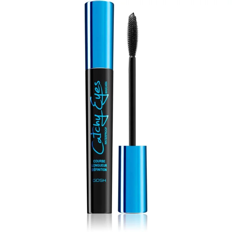 GOSH COPENHAGEN Catchy Eyes voděodolná řasenka pro prodloužení řas odstín 001 Black 8 ml
