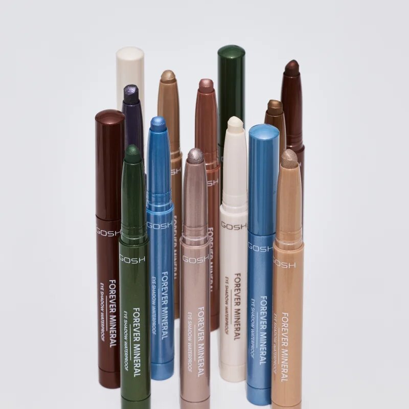 GOSH COPENHAGEN Forever Mineral Matte dlouhotrvající oční stíny v tužce odstín 012 Matt Beige 1.4 g