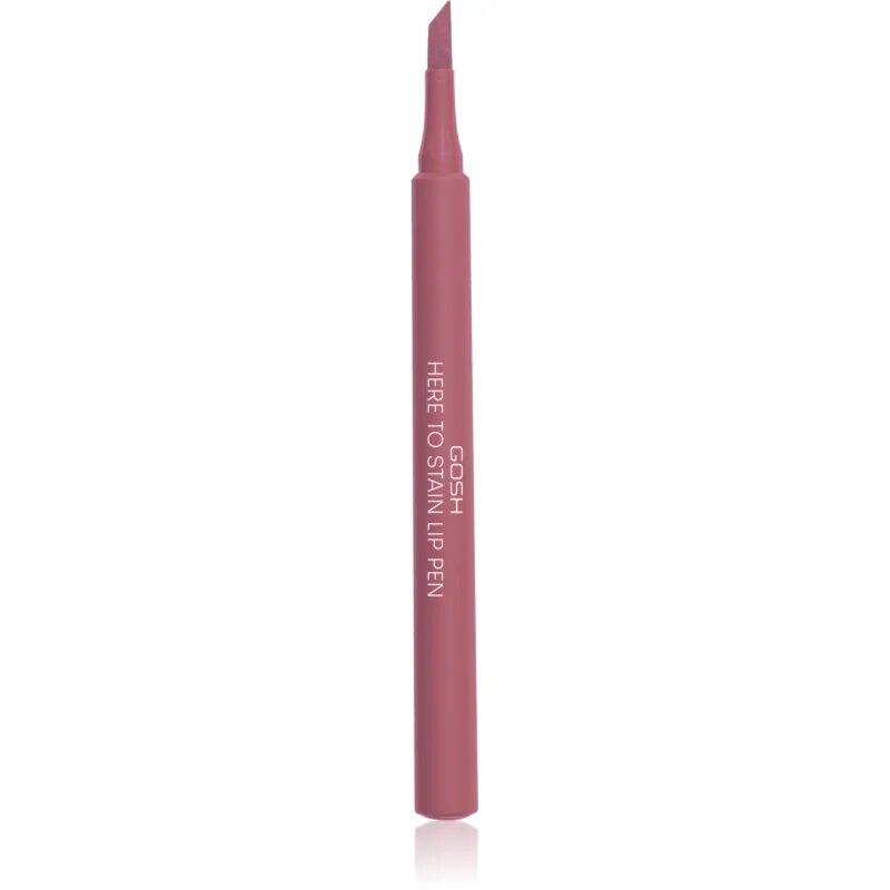 GOSH COPENHAGEN Here To Stain Lip Pen fix na rty pro dlouhotrvající efekt odstín 010 Berry Stain 1 ml