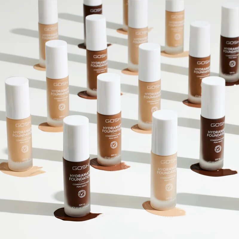 GOSH COPENHAGEN Hydramatt lehký hydratační make-up s matným efektem odstín 004R Light 30 ml